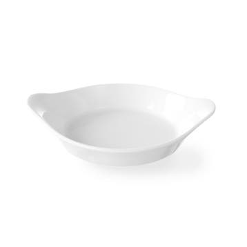 Hendi Ovenschaal Rond Porselein 185x152x40mm, Verzenden, Nieuw