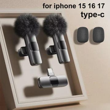 Draadloze Lavalier Microfoon voor iPhone, Android & Laptop -, Muziek en Instrumenten, Verzenden, Nieuw