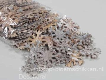 Berkenschors Sneeuwvlokken voordeeldoos ca. 5,5 cm 100 stuks, Ophalen of Verzenden, Nieuw