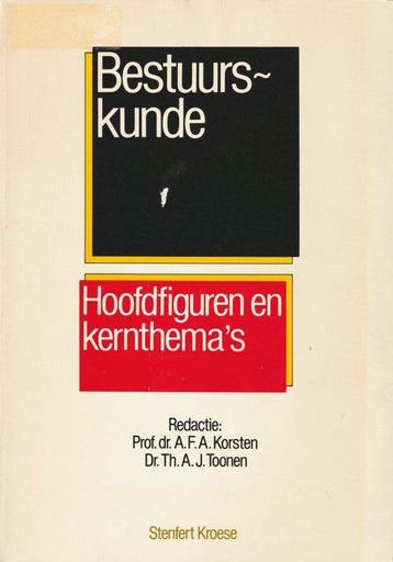BESTUURSKUNDE - KORSTEN 9789020716658, Verzenden, Gelezen, KORSTEN