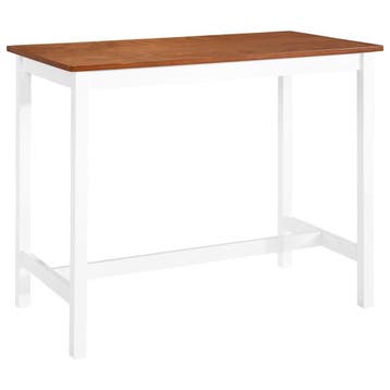 Bartafel 108x60cm massief hout | Retourdeal 54% Korting, Ophalen of Verzenden, Gebruikt