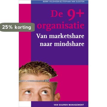 De 9+ organisatie 9789089650405 Berry Veldhoen, Verzenden, Zo goed als nieuw, Berry Veldhoen