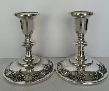 International Sterling - Kaarsenhouder zware, Antiek en Kunst