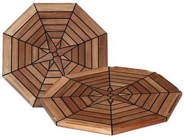 Los Teak Tafelblad Eight, Ophalen of Verzenden, Nieuw