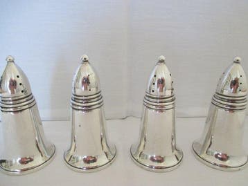Zout- en pepervaatjes (4) - .925 zilver