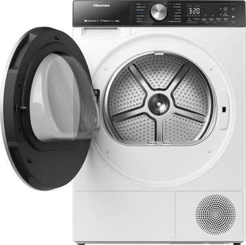 HISENSE DH5S102BW WARMTEPOMP WASDROGER - 10 KG -479, Witgoed en Apparatuur, Ophalen of Verzenden, Nieuw, Overige typen, Anti-kreukfase