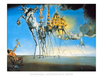 Kunstdruk Salvador Dali - La tentation de St. Antoine, Verzenden, Nieuw