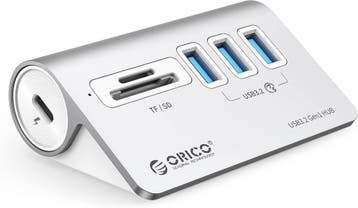 ORICO USB Hub 3.2 - Aluminium | Tweedekansje | OP=OP, Laptop, Ophalen of Verzenden, Zo goed als nieuw, ORICO