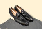 Santoni-UK8-Alligator-Black Tasselloafers - Loafers - Maat:, Kleding | Heren, Schoenen, Nieuw