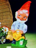 Tuinkabouter met gieter, Verzenden, Nieuw