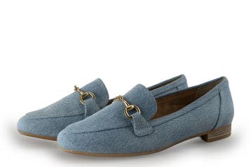 Marco Tozzi Loafers in maat 40 Blauw, Overige typen, Marco Tozzi, Zo goed als nieuw, Verzenden