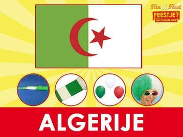 Mega aanbod Algerijnse vlaggen - vlag Algerije, Ophalen of Verzenden, Nieuw
