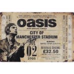 Wandbord - Oasis – City Of Manchester Stadium 2005, Ophalen of Verzenden, Nieuw, Poster, Artwork of Schilderij