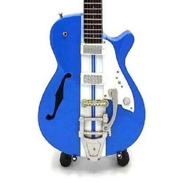 Miniatuur replica Duesenberg gitaar Eddie Vedder - Pearl Jam, Ophalen of Verzenden, Nieuw, Pop, Beeldje of Miniatuur