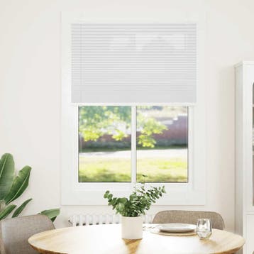 vidaXL Plissé rolgordijn 95x150 cm stofbreedte 94,4 cm, Verzenden, Nieuw, Wit