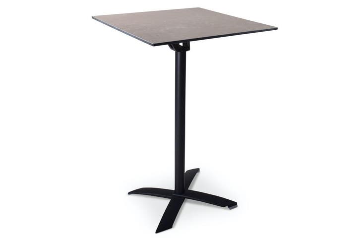 Statafel Helsinki | 70x70cm | opklapbaar, Tuin en Terras, Tuintafels, Nieuw, Kunststof, Vierkant, Ophalen of Verzenden