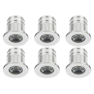 LED Veranda Spot Verlichting 6 Pack - Velvalux - 3W -, Ophalen of Verzenden, Nieuw, Overige fittingen, Plafondspot of Wandspot