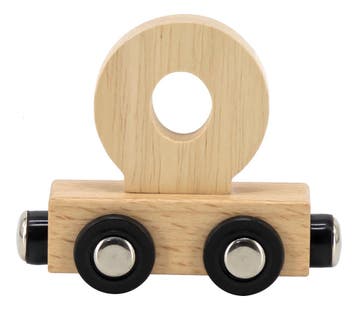 Tryco Houten Naturel Lettertrein - Letter O, Verzenden, Nieuw