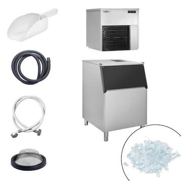 GGM Gastro | Schilferijsmachine - 550kg/24u - incl. |, Verzenden, Nieuw in verpakking, Koelen en Vriezen