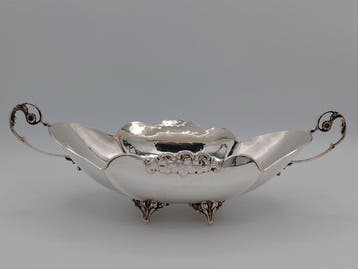 Schaal - .800 zilver, Antiek en Kunst