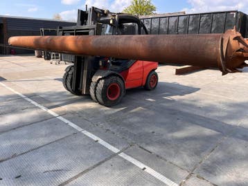 Buis 406,4 x 6,3 x 8000 boorkop duiker paal fundering Leka