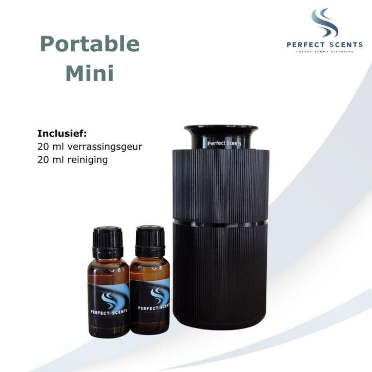 SALE Portable Mini Zwart Geurmachine - Compleet MET aroma, Sport en Fitness, Gezondheidsproducten en Wellness, Nieuw, Aroma