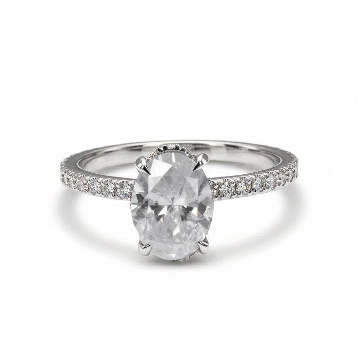 Zonder minimumprijs - Ring - 14 karaat Witgoud - 1.47ct. tw., Sieraden, Tassen en Uiterlijk, Ringen