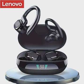 Lenovo Draadloze Oordopjes met Oorhaak - Bluetooth 5.0, Ruis, Verzenden, Nieuw
