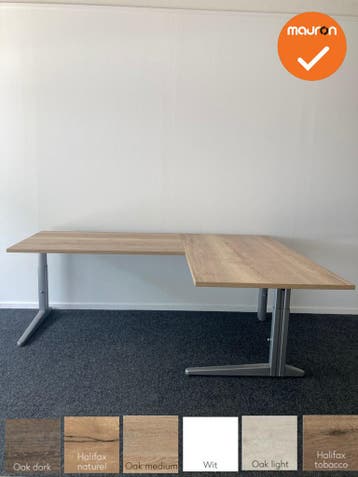 Ahrend Essa hoekbureau -200x160 - Zelf samenstellen - Nieuw, Werkplek, Ophalen of Verzenden, Gebruikt, Bureau