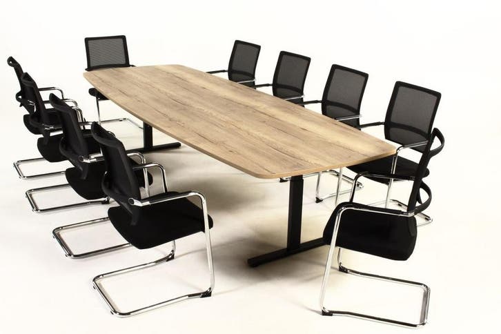 Vergadertafel 320  TUBE Eiken 320x120, Zakelijke goederen, Kantoor en Winkelinrichting | Kantoormeubilair en Inrichting, Ophalen of Verzenden