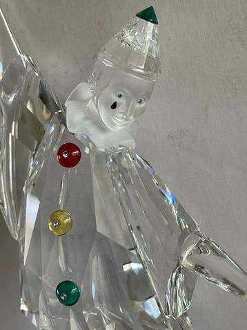 Swarovski - Adi Stocker - Beeldje, Pierrot - 20 cm - Kristal