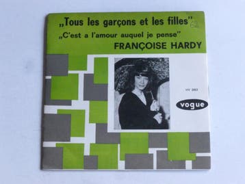 Francoise Hardy - Tous les garcons et les filles (vinyl sing, Ophalen of Verzenden, Zo goed als nieuw