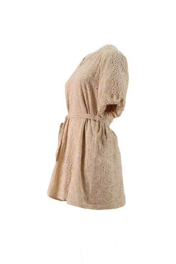 Smashed Lemon Jurk in maat 38 Beige, Smashed Lemon, Verzenden, Zo goed als nieuw, Beige