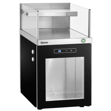 Melkkoeler + Kopjesverwarmer | RVS/Zwart | 12L (+1°C/+6°C) |, Verzenden, Nieuw in verpakking
