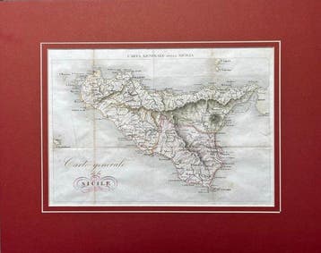 Italië - Sicilië; Francesco Vallardi - Carta generale della, Nieuw