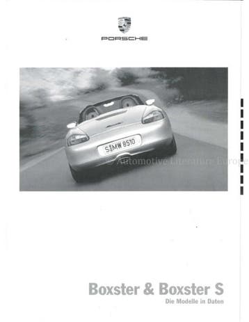 2000 PORSCHE BOXSTER | BOXSTER S PRIJSLIJST DUITS, Boeken, Nieuw, Porsche, Author