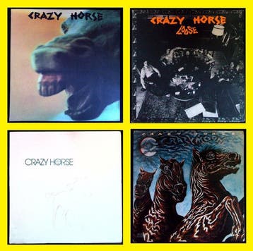 Crazy Horse (Neil Youngs back-up band) - Lot of 4x original, Nieuw in verpakking