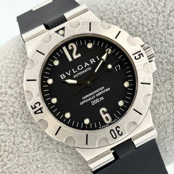 Bvlgari - Diagono - SD38S - Heren - 1990-1999, Nieuw