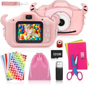 Digitale Kindercamera 32GB - Tweedekansje - OP=OP, Ophalen of Verzenden, Nieuw, Elektronica, Met geluid