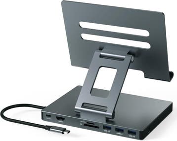 USB C Hub voor iPad Pro | 8-in-1 | Retourdeal 55% Korting, Docking station, Telefoon, Ophalen of Verzenden, Zo goed als nieuw