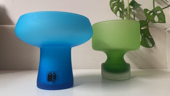 Murano - Carlo Moretti - Vaas (2) - Glas, Antiek en Kunst, Antiek | Glas en Kristal