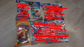 Pokémon - 2 Blisterverpakking - XY Flashfire / Sun & Moon