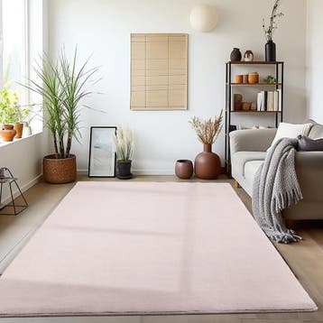 Wasbaar Vloerkleed | Sky | Uni | Rosé | 120x170 cm, Verzenden, Nieuw