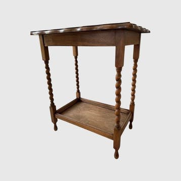 Tafel - Hout - Gerst Twist-accent