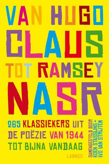 Van Hugo Claus tot Ramsey Nasr 9789401404921, Verzenden, Gelezen