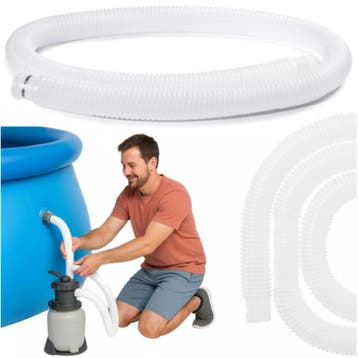 Intex zwembadslang 1.25 meter wit flexibel kunststof voor..., Ophalen of Verzenden, Nieuw