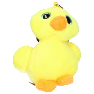 Wild Planet sleutelhanger baby eend - pluche - geel - 9 cm, Verzenden, Nieuw