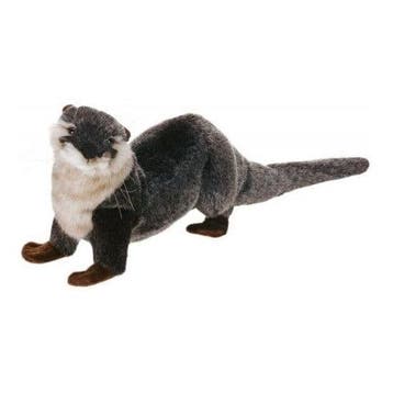 Hansa otter knuffel - pluche - 24 cm - levensecht, Verzenden, Nieuw