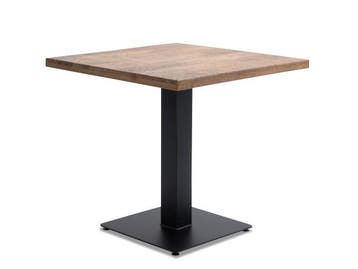 Veiling - Eettafel Horeca 80x80 vierkant hout (4 stuks) poot, Nieuw