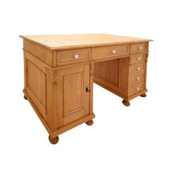 Bureau massief hout met lades – maatwerk mogelijk, Antiek en Kunst, Antiek | Meubels | Kasten